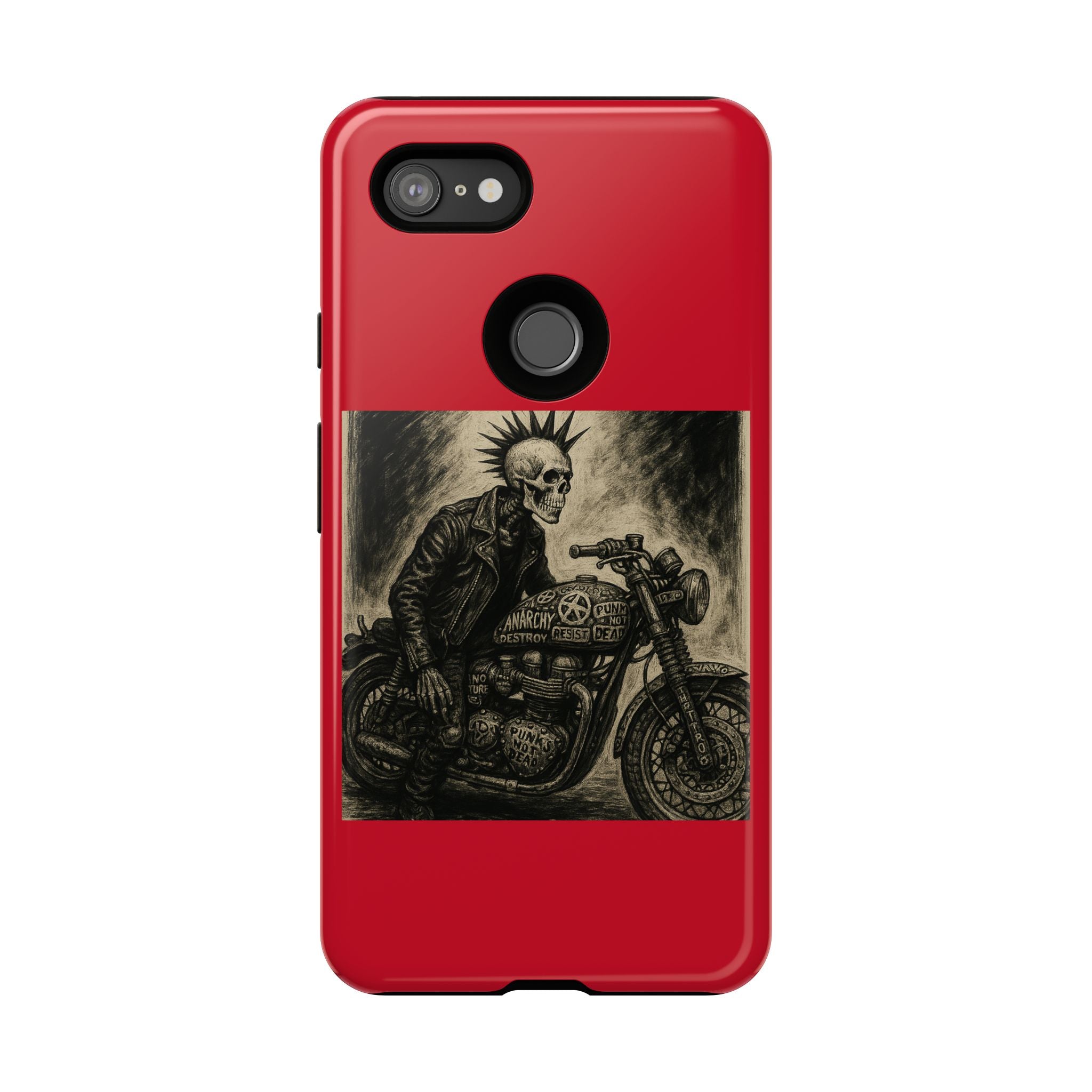 Gothic Punk Biker Skeleton Cases