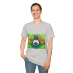 Flying Eyeball Art Print Softstyle T-Shirt