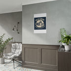 Old Crow Rolled Poster, Retro Wall Decor