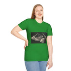 Motorcycle and Music Wall Art  T-Shirt, Indian Roadmaster, Classic Guitars