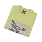 Aviation and Motorcycle Heritage Print  T-Shirt