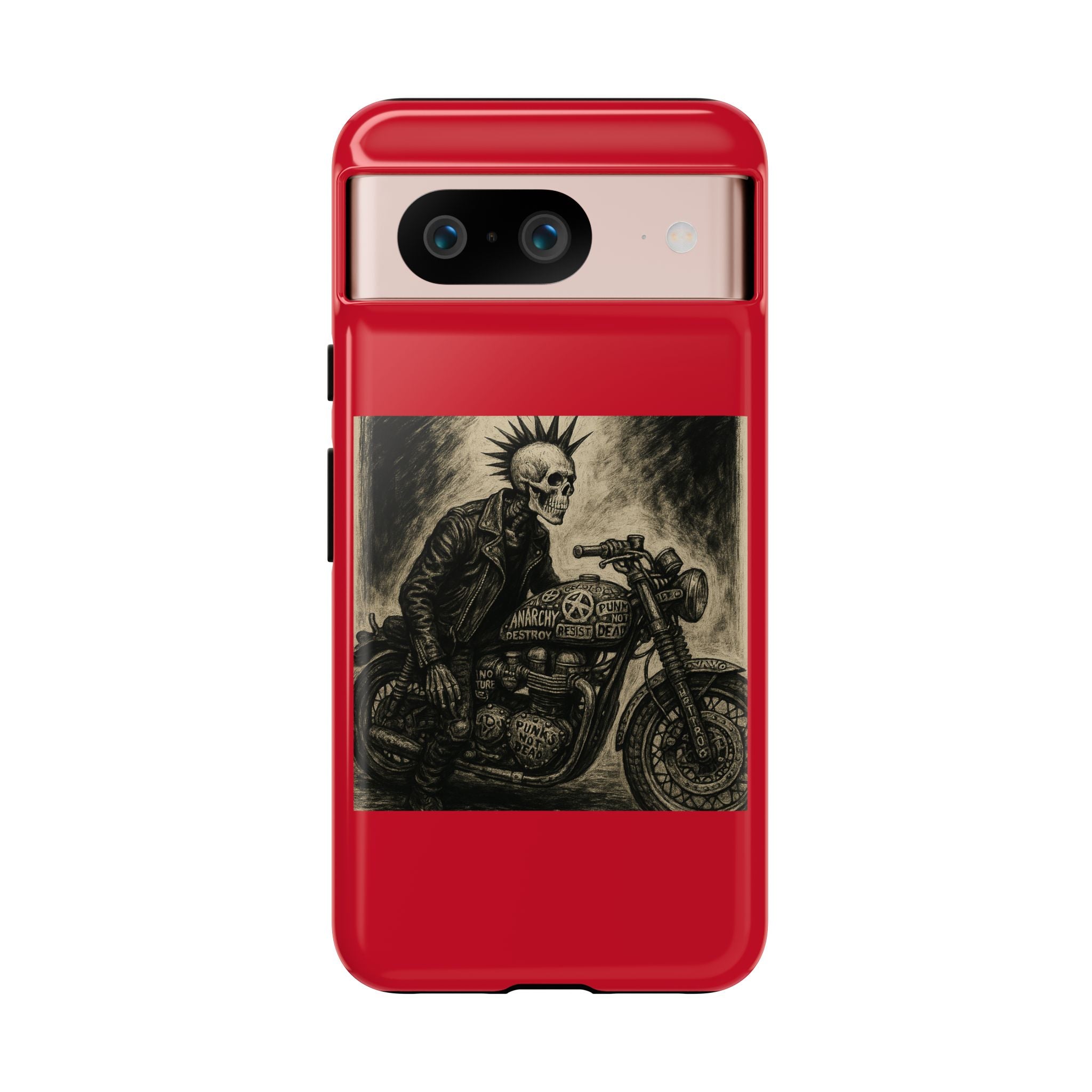 Gothic Punk Biker Skeleton Cases
