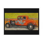 Old Crow Rust Runner Car Art Poster