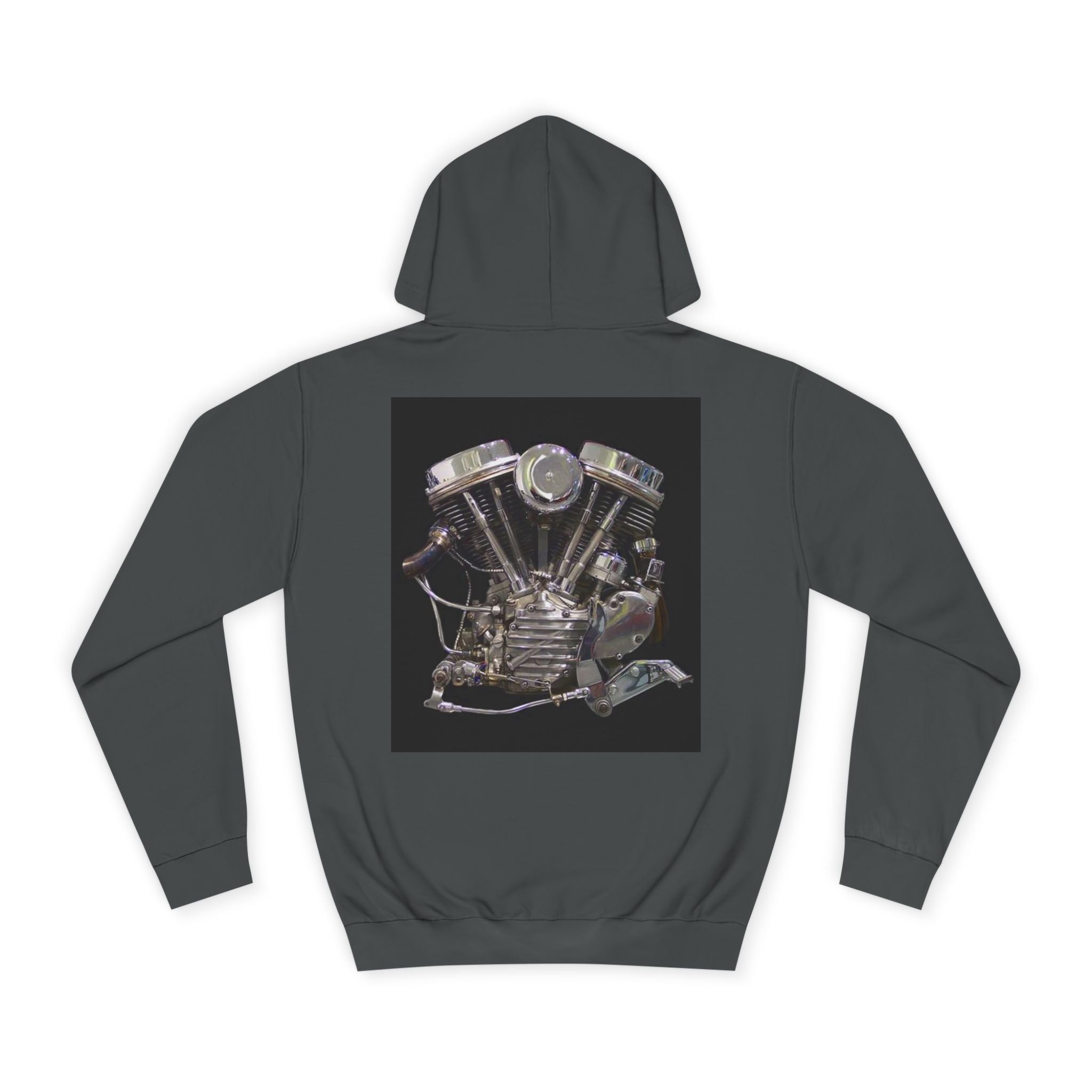 Old Crow Motorcycle & Hotrod College Hoodie