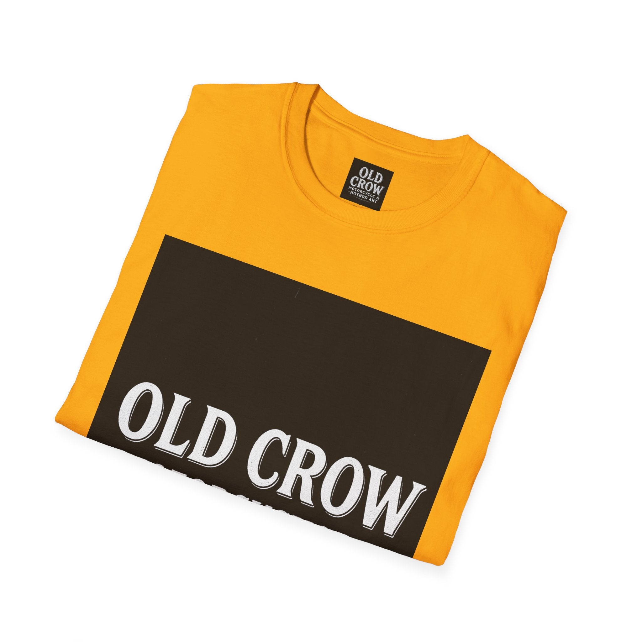 Old Crow Motorcycle & Hotrod Art  T-Shirt