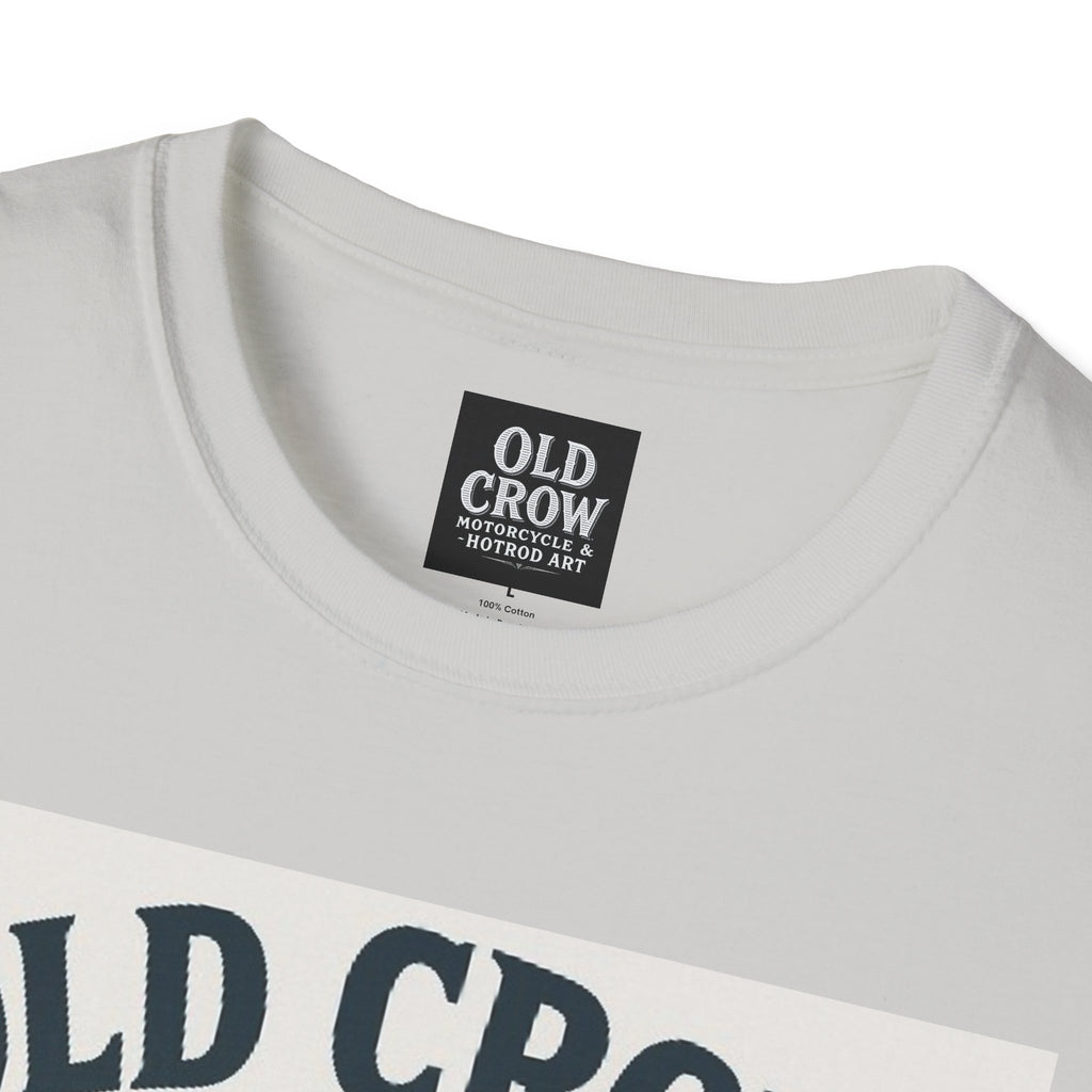 Old Crow Long Fork Chopper Sticker T-Shirt