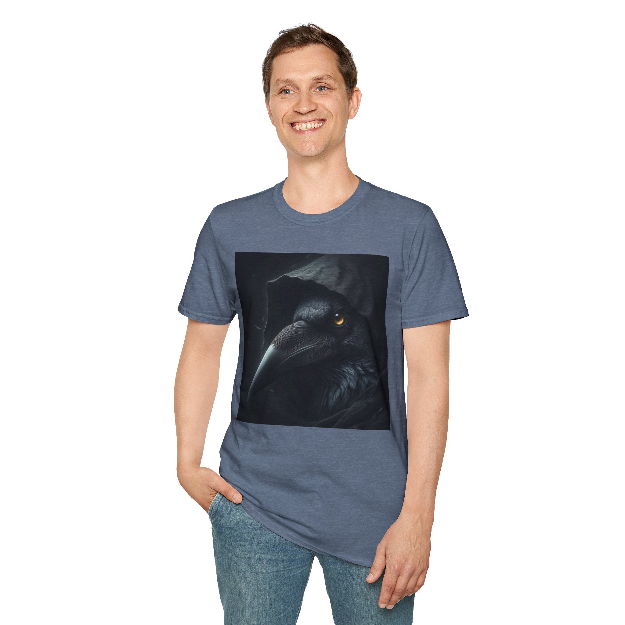 Mystical Crow in Hood T-Shirt