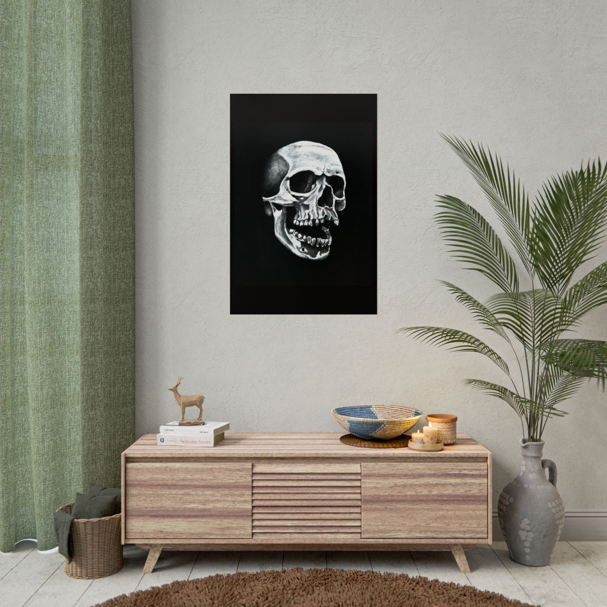 Skull Art Rolled Posters