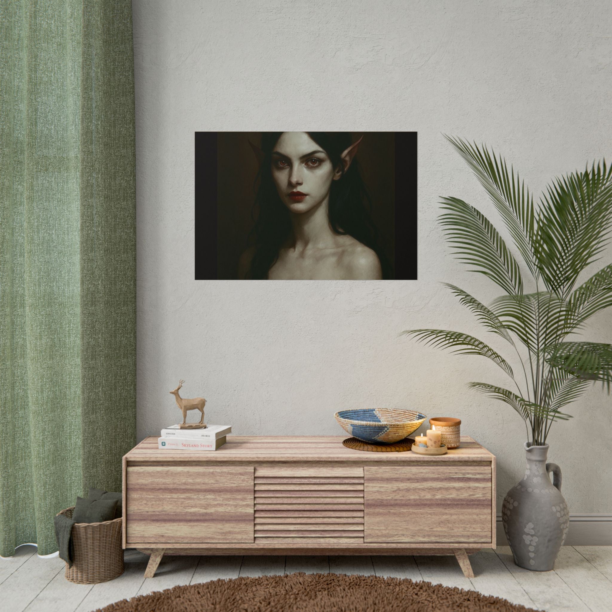 Gothic Art Rolled Posters, Dark Fantasy Wall Decor