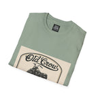 Retro Biker Life Old Crow Shop Sign T-Shirt