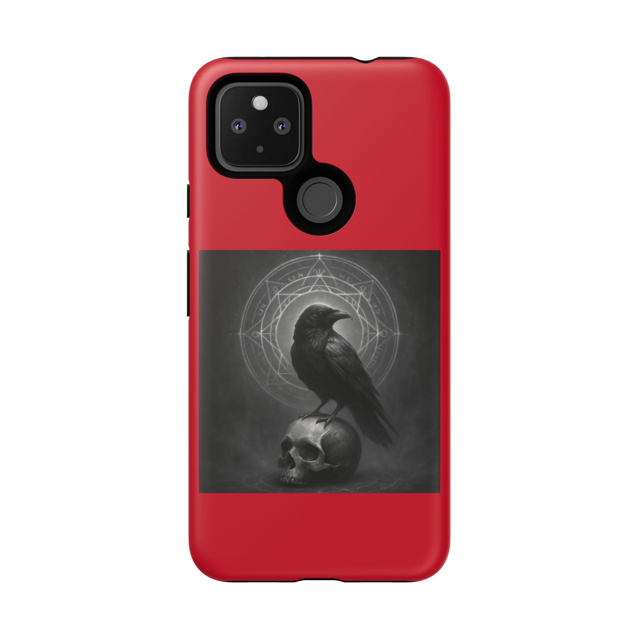 Occult Raven Sigil & Skull Art Cases