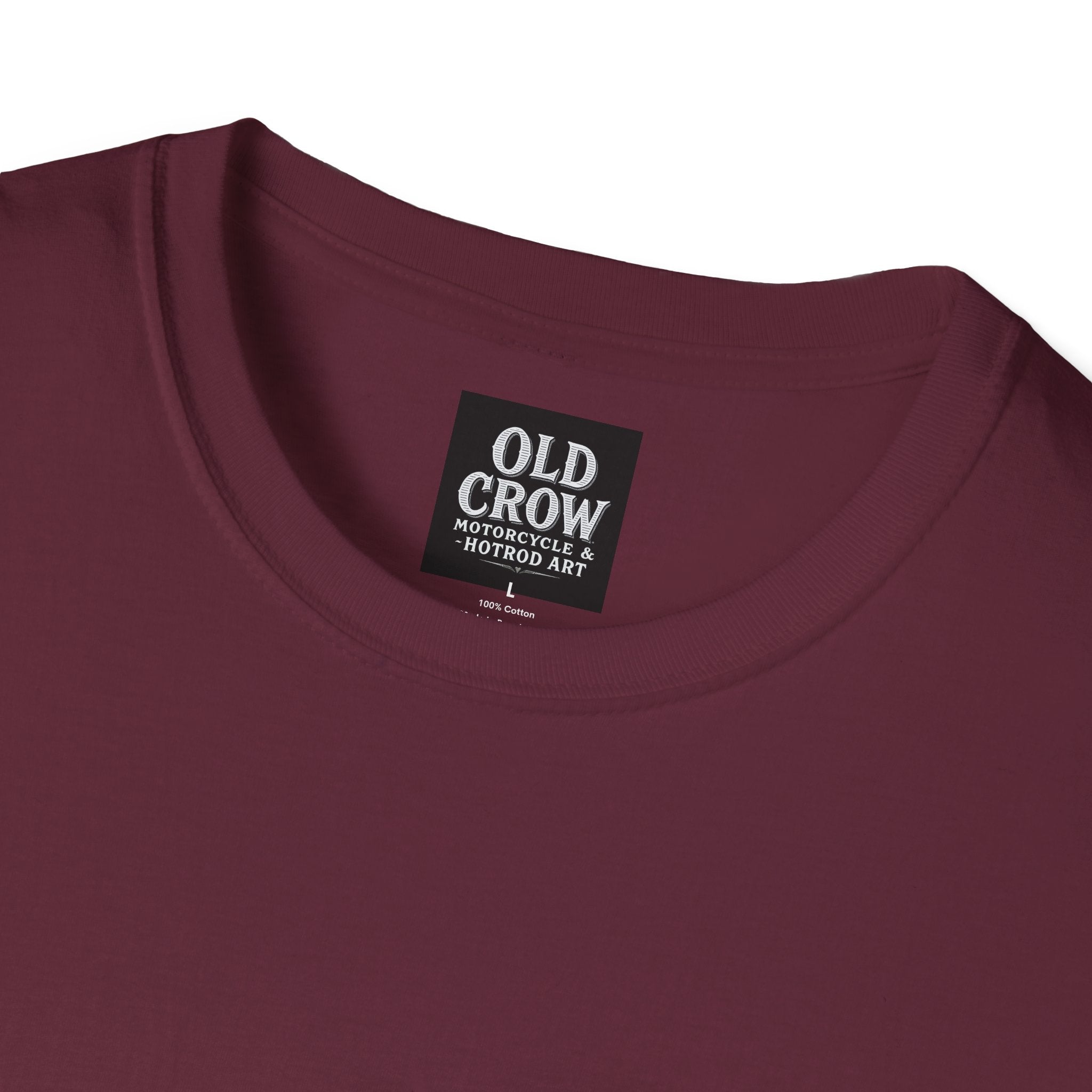 Retro Biker Life Old Crow Shop Sign T-Shirt