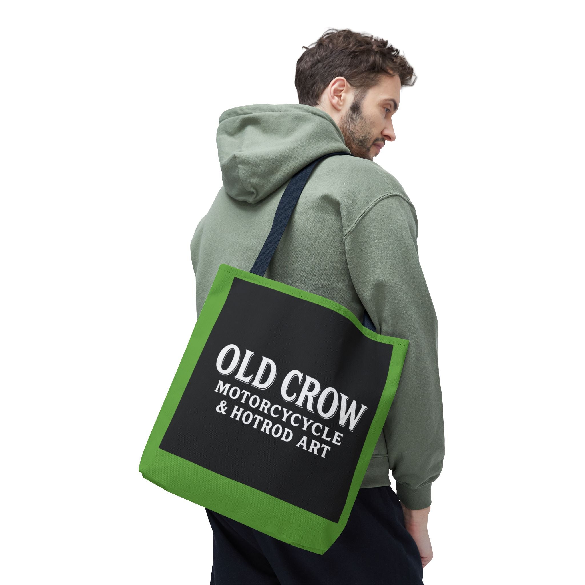 Old Crow Motorcycle & Hotrod Tote Bag