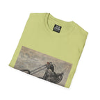 Retro Chopper Motorcycle Poster T-Shirt