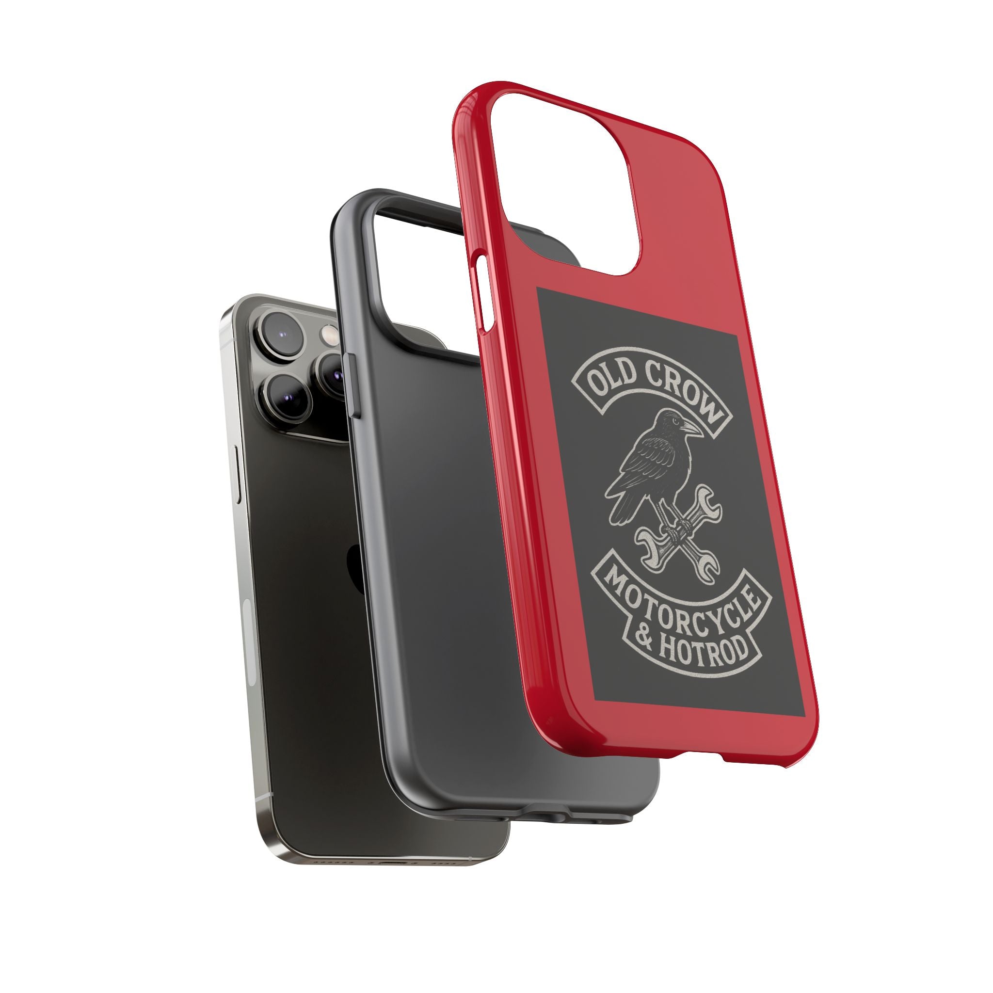 Old Crow Garage Retro Hotrod Rider Cases