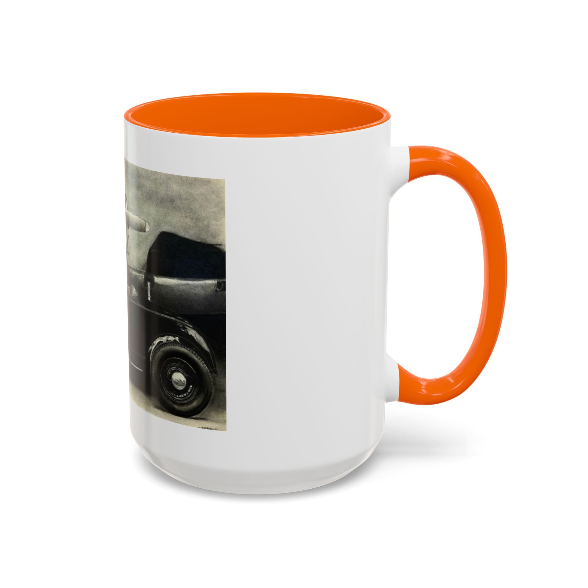 Vintage Airplane Accent Coffee Mug