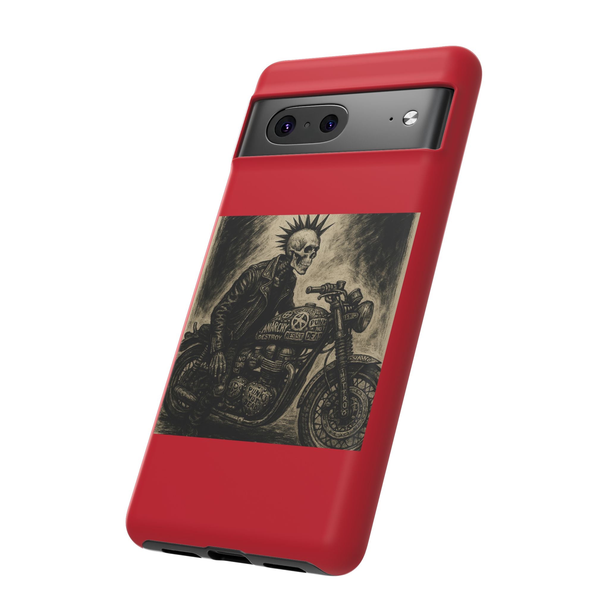 Gothic Punk Biker Skeleton Cases