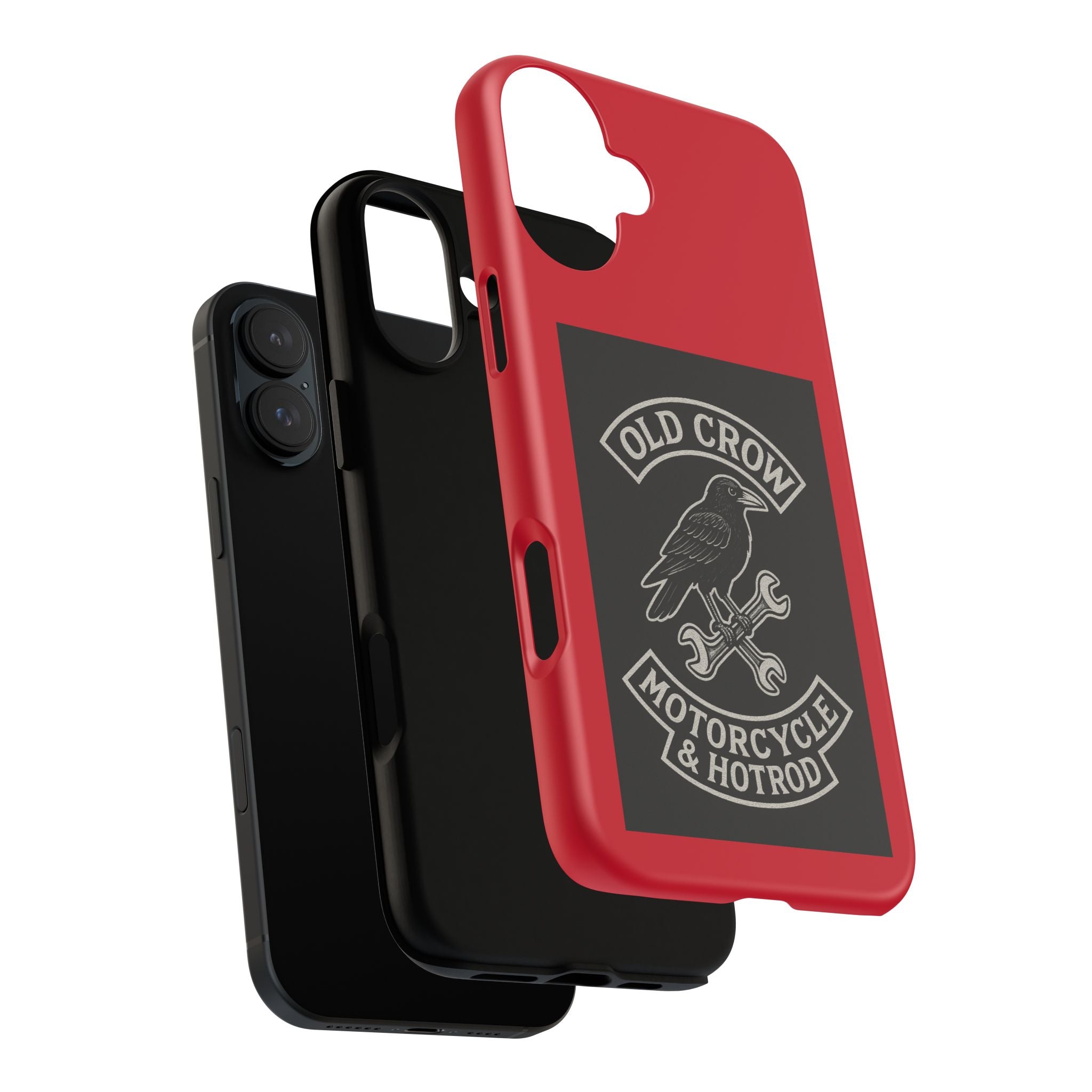Old Crow Garage Retro Hotrod Rider Cases