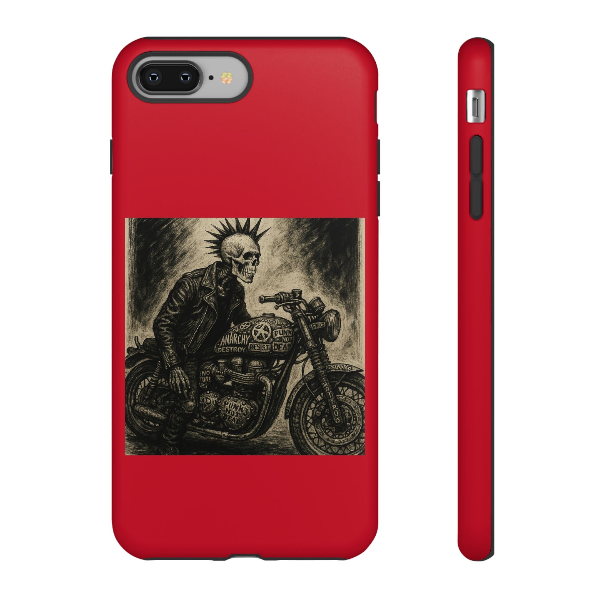 Gothic Punk Biker Skeleton Cases