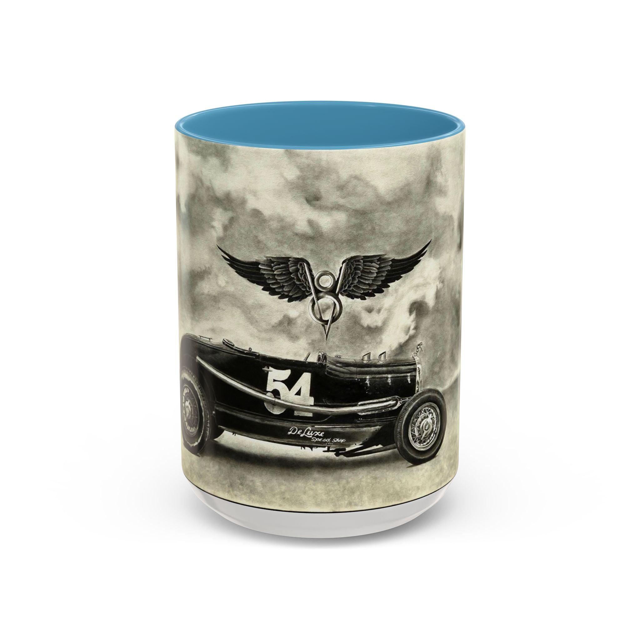 8 Vintage Racing Accent Coffee Mug