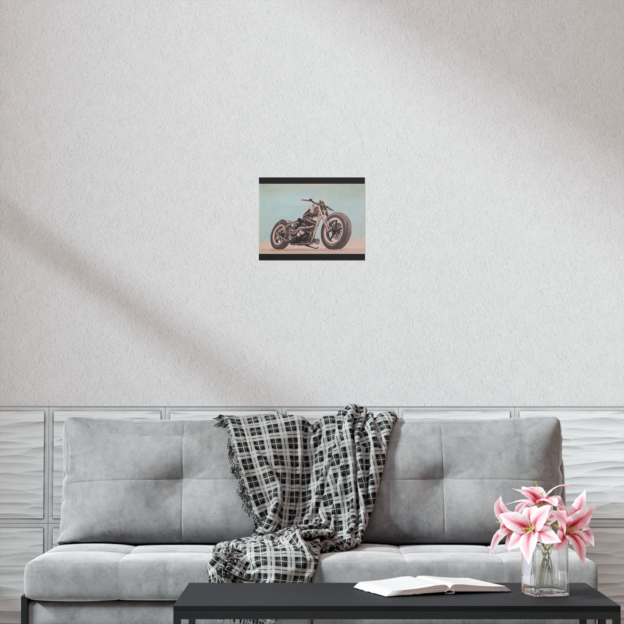 Chopper Soul, Open Sky Motorcycle Art Print