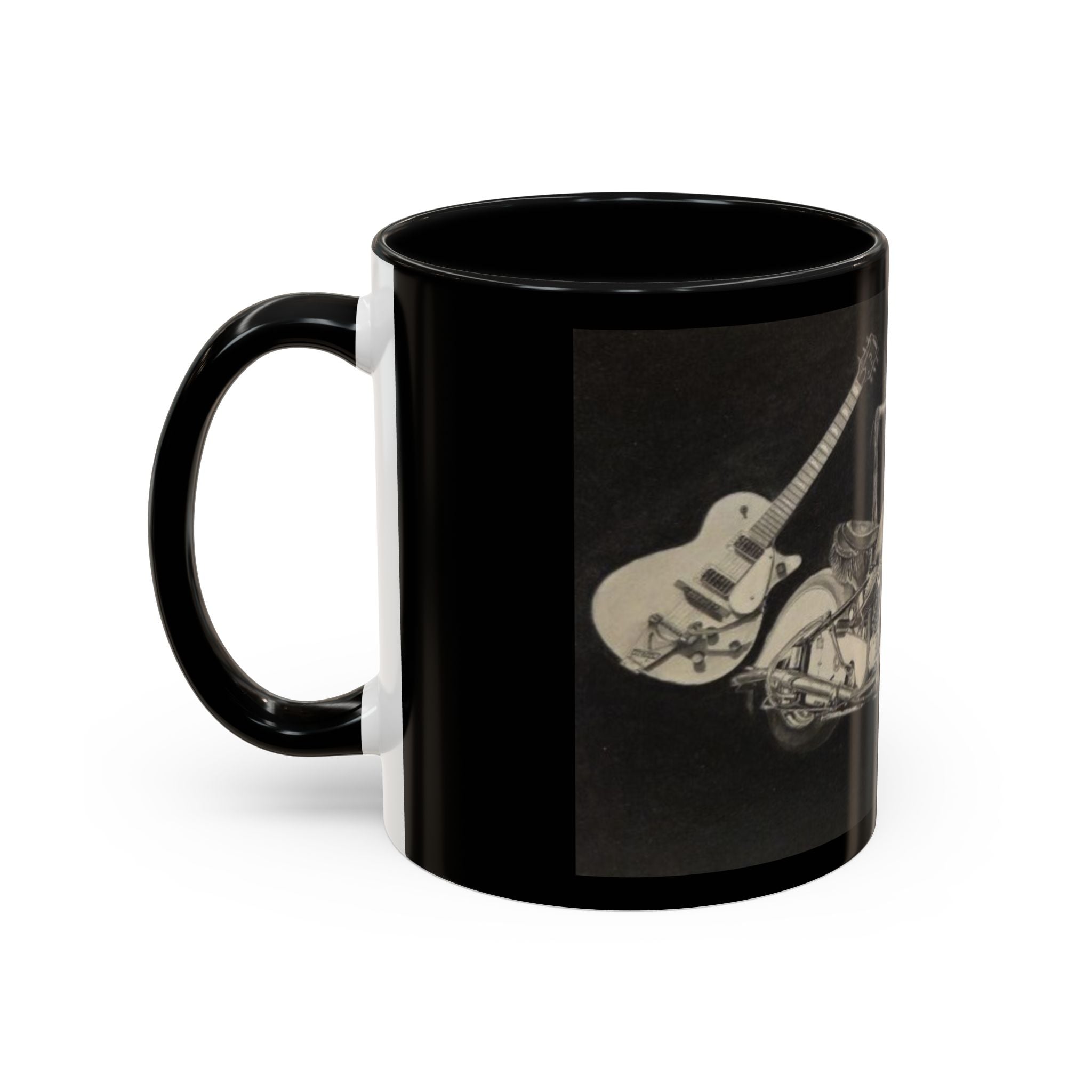 15 Vintage Motorcycle & Guitar Coffee Mug