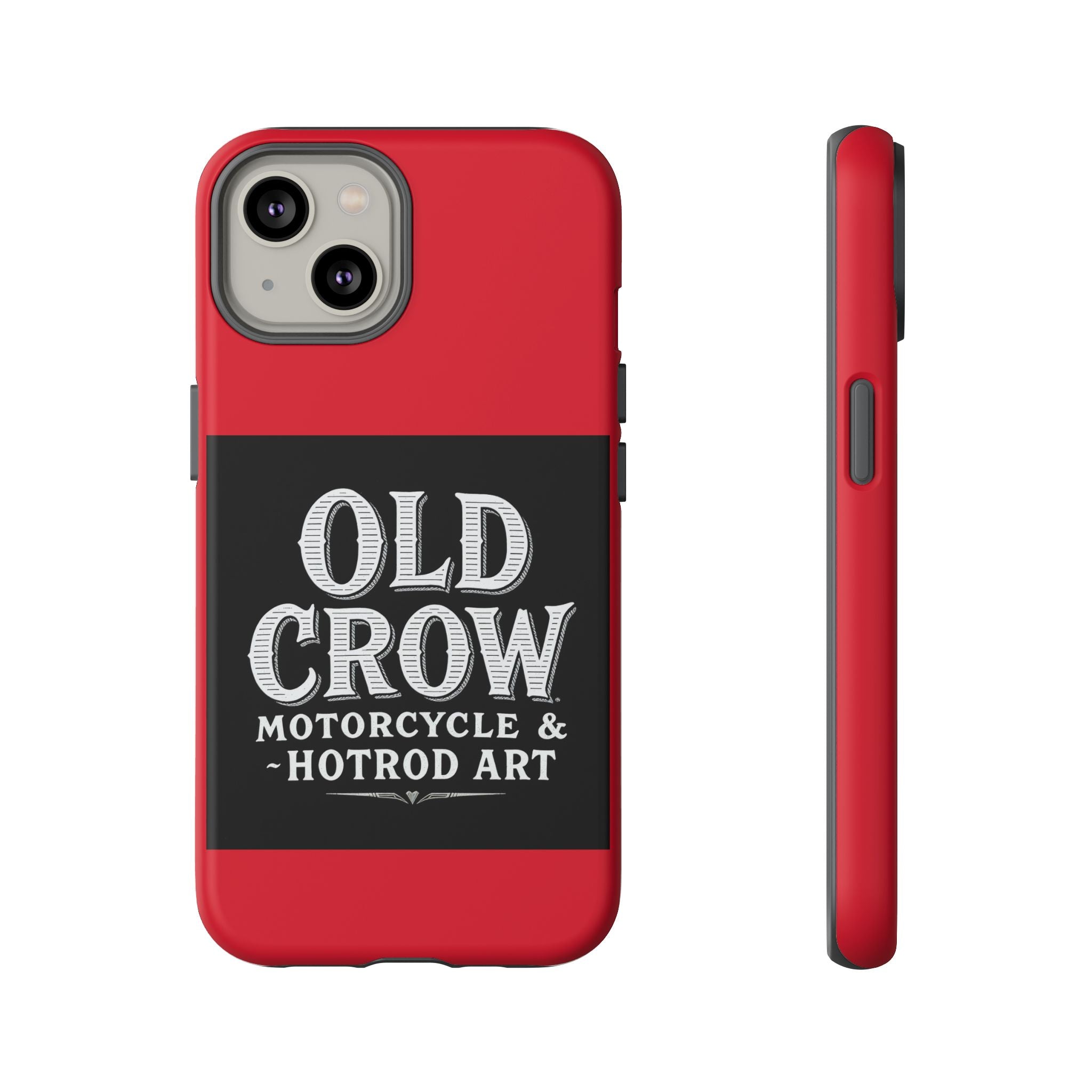 Classic Old Crow Garage Typography Cases
