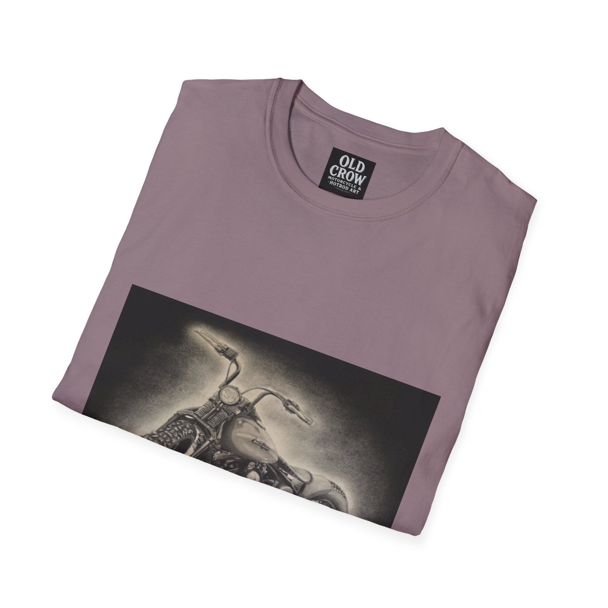 Custom Bobber Bike Canvas T-Shirt