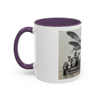 Vintage Motorcycle & Plane Coffee Mug