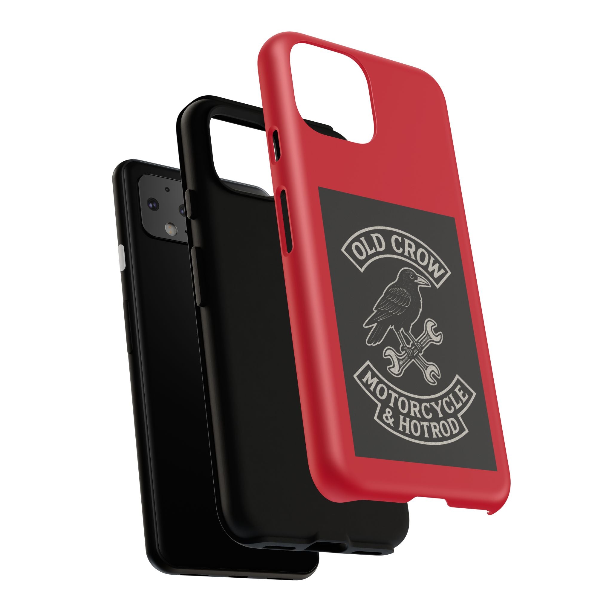 Old Crow Garage Retro Hotrod Rider Cases
