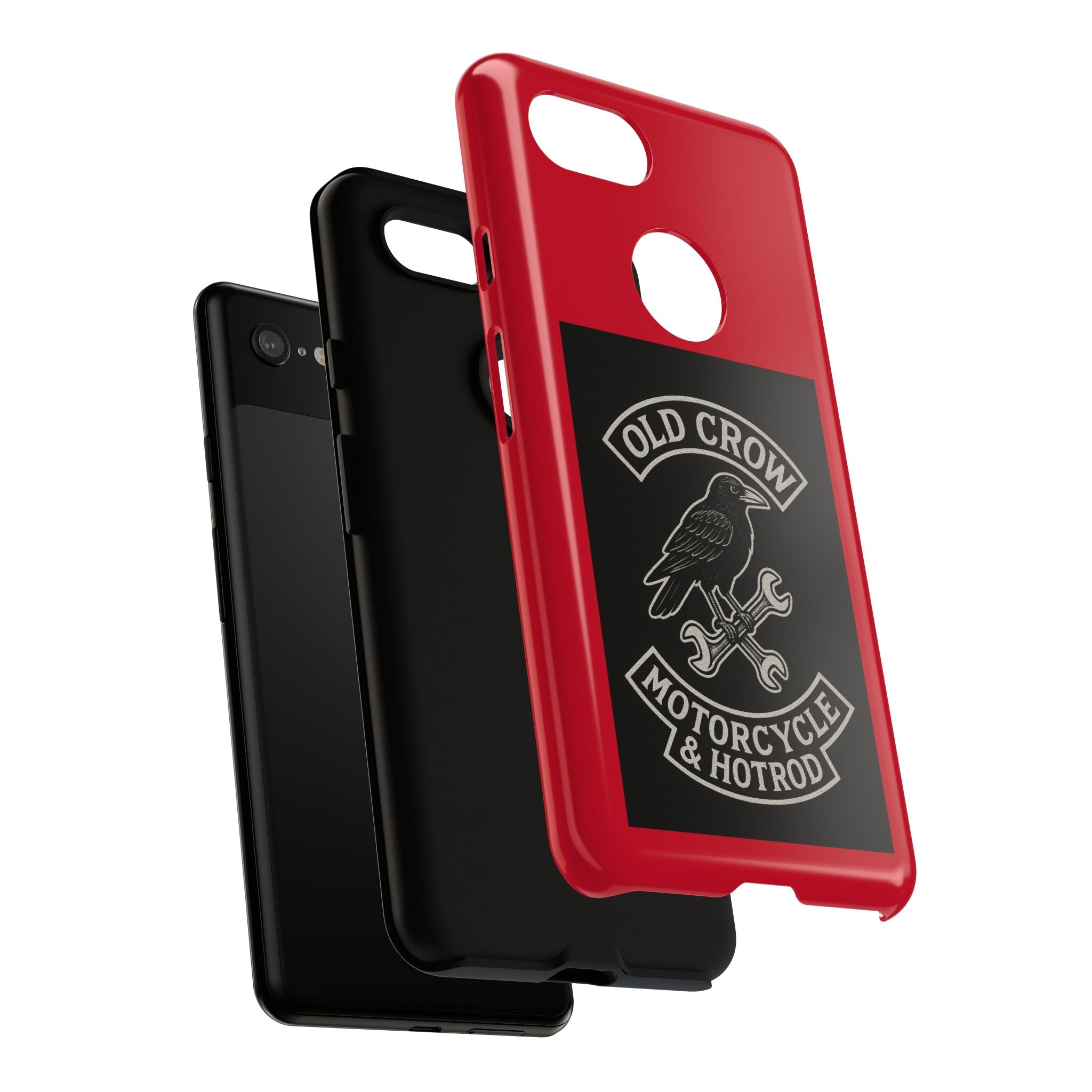 Old Crow Garage Retro Hotrod Rider Cases