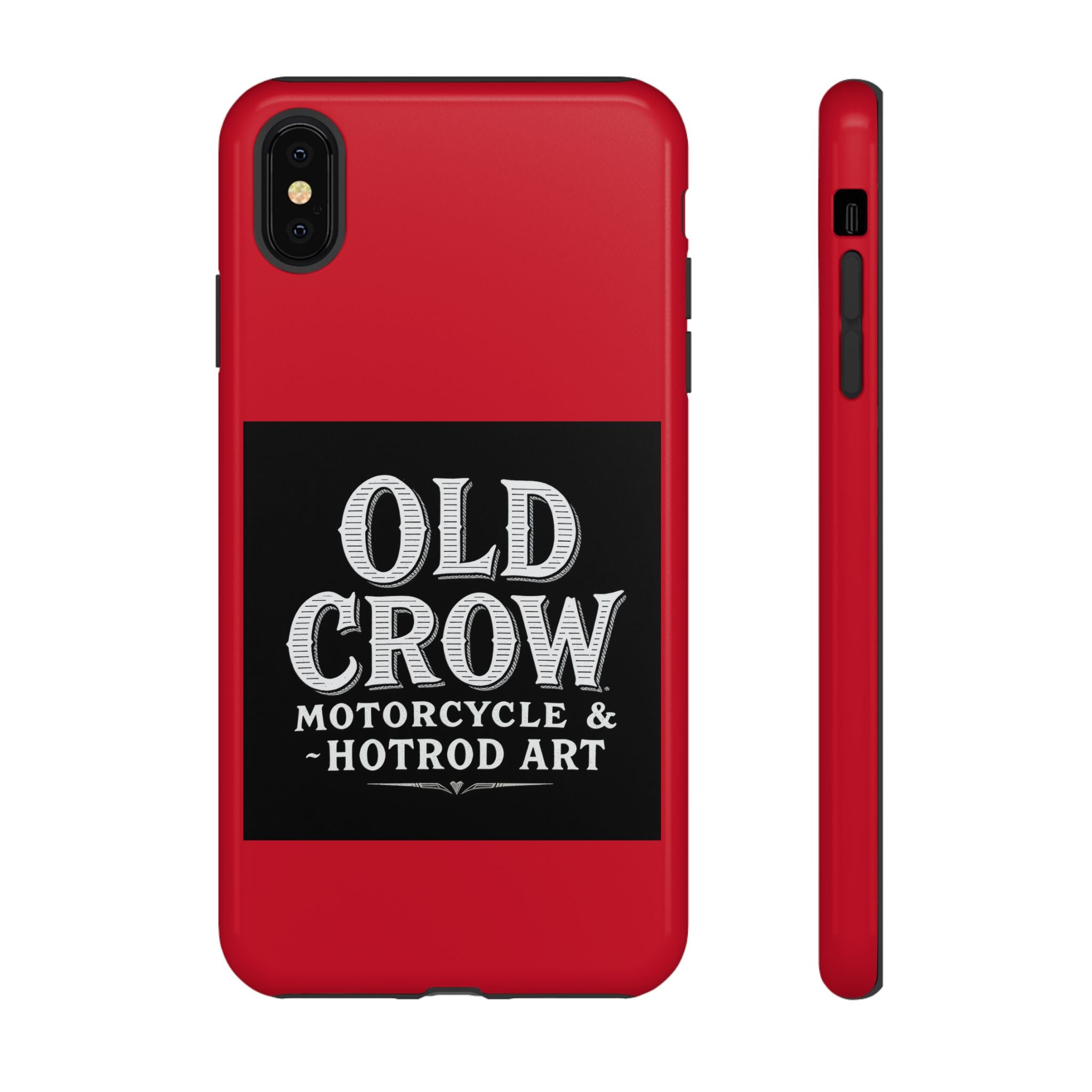 Classic Old Crow Garage Typography Cases