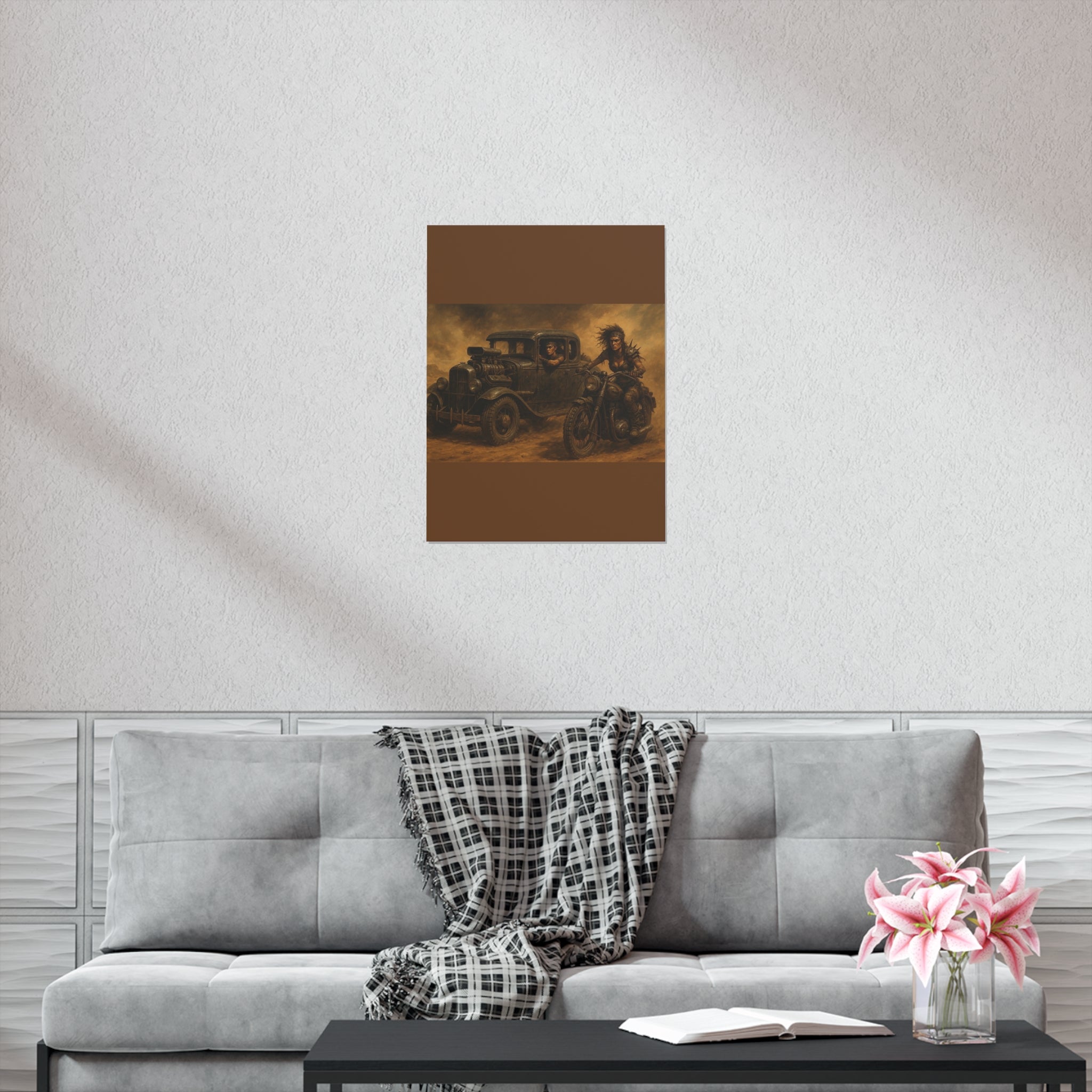 Full Throttle Fury Art Print, Uncoated Poster for Home Decor