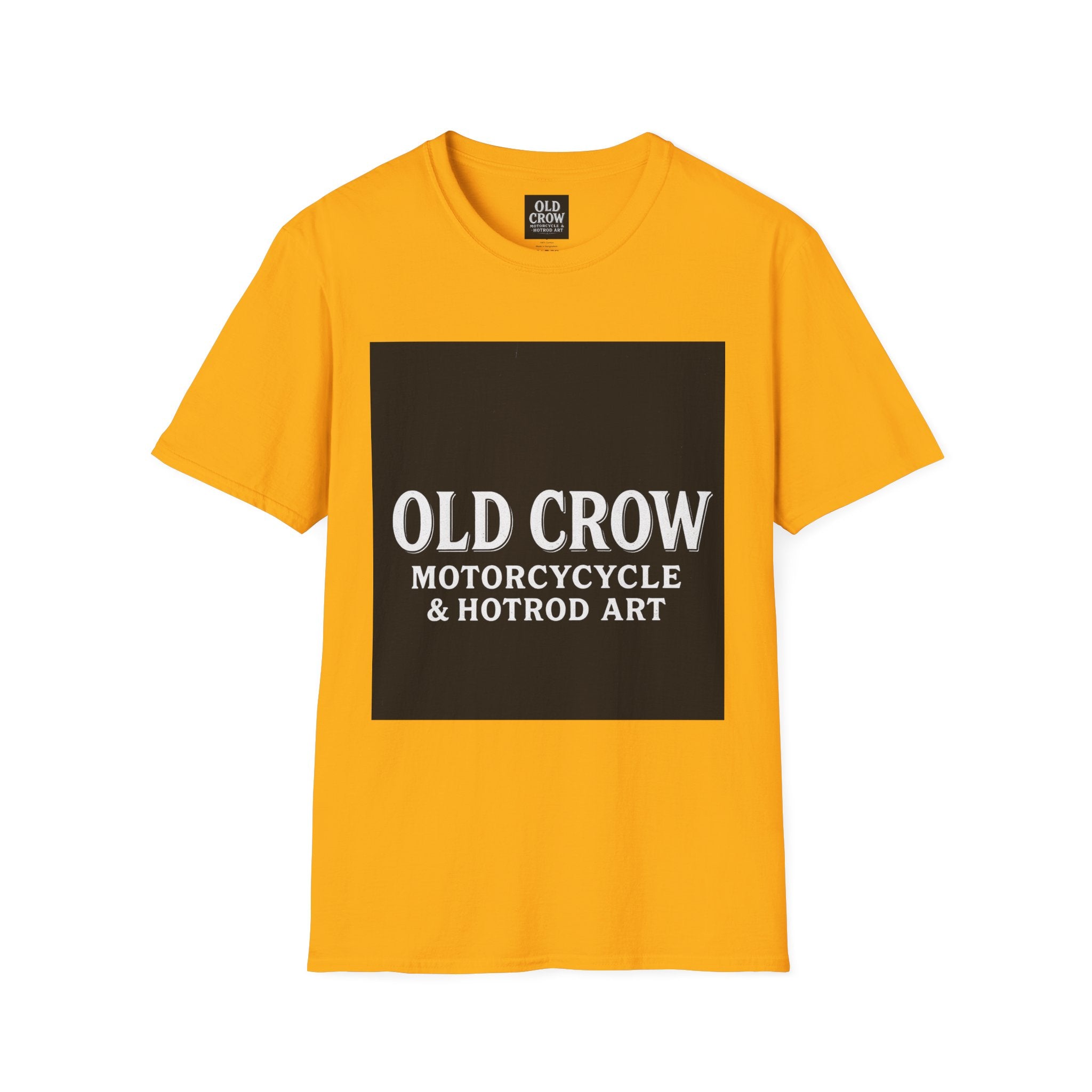 Old Crow Motorcycle & Hotrod Art  T-Shirt