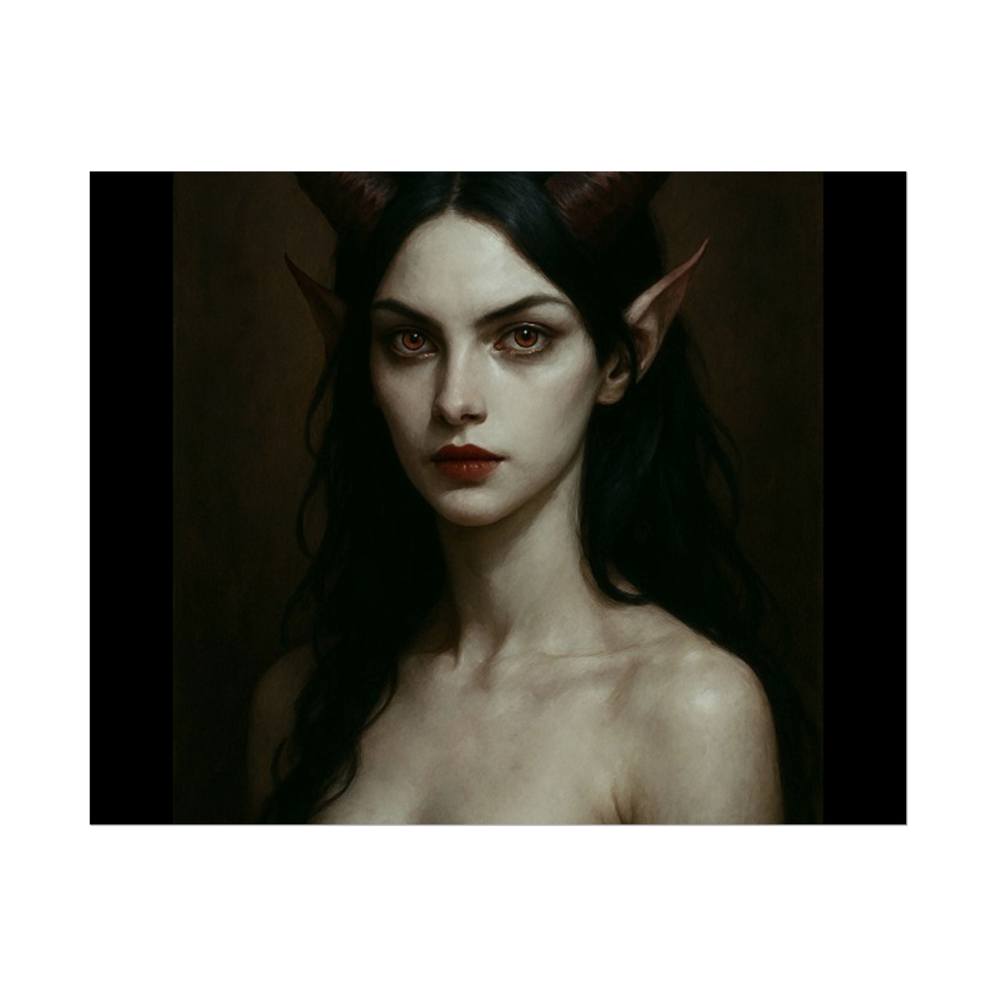 Gothic Art Rolled Posters, Dark Fantasy Wall Decor