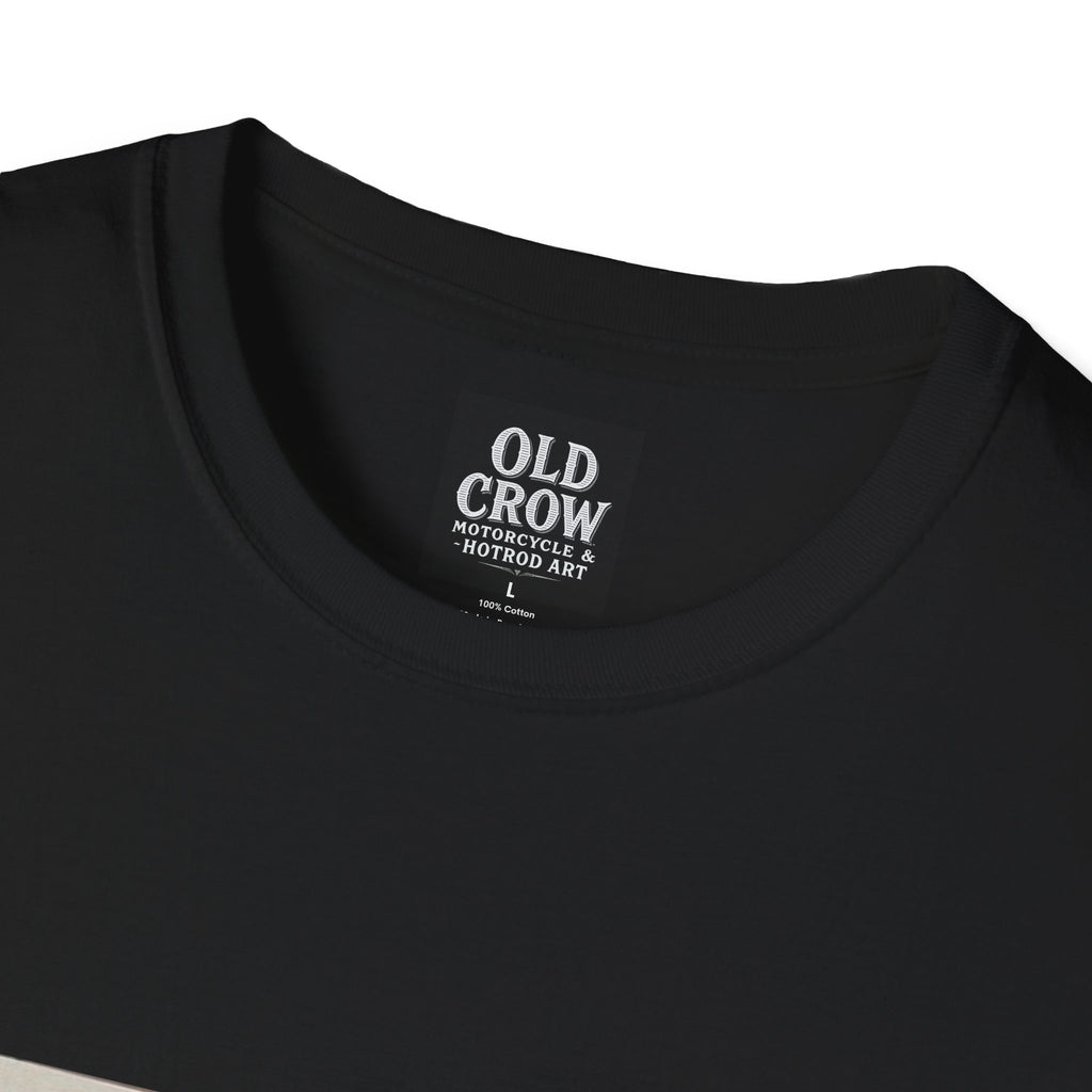Aviation and Motorcycle Heritage Print  T-Shirt