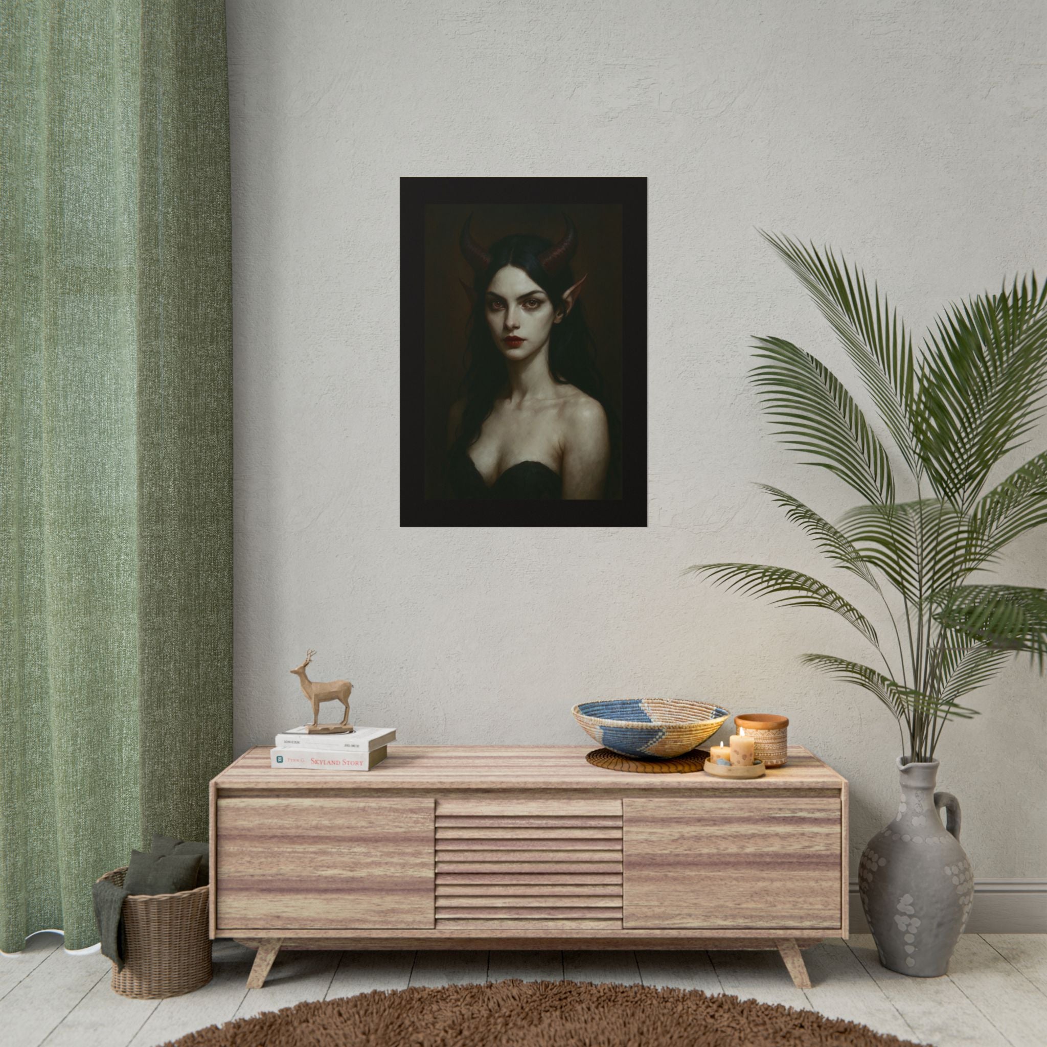 Gothic Art Rolled Posters, Dark Fantasy Wall Decor