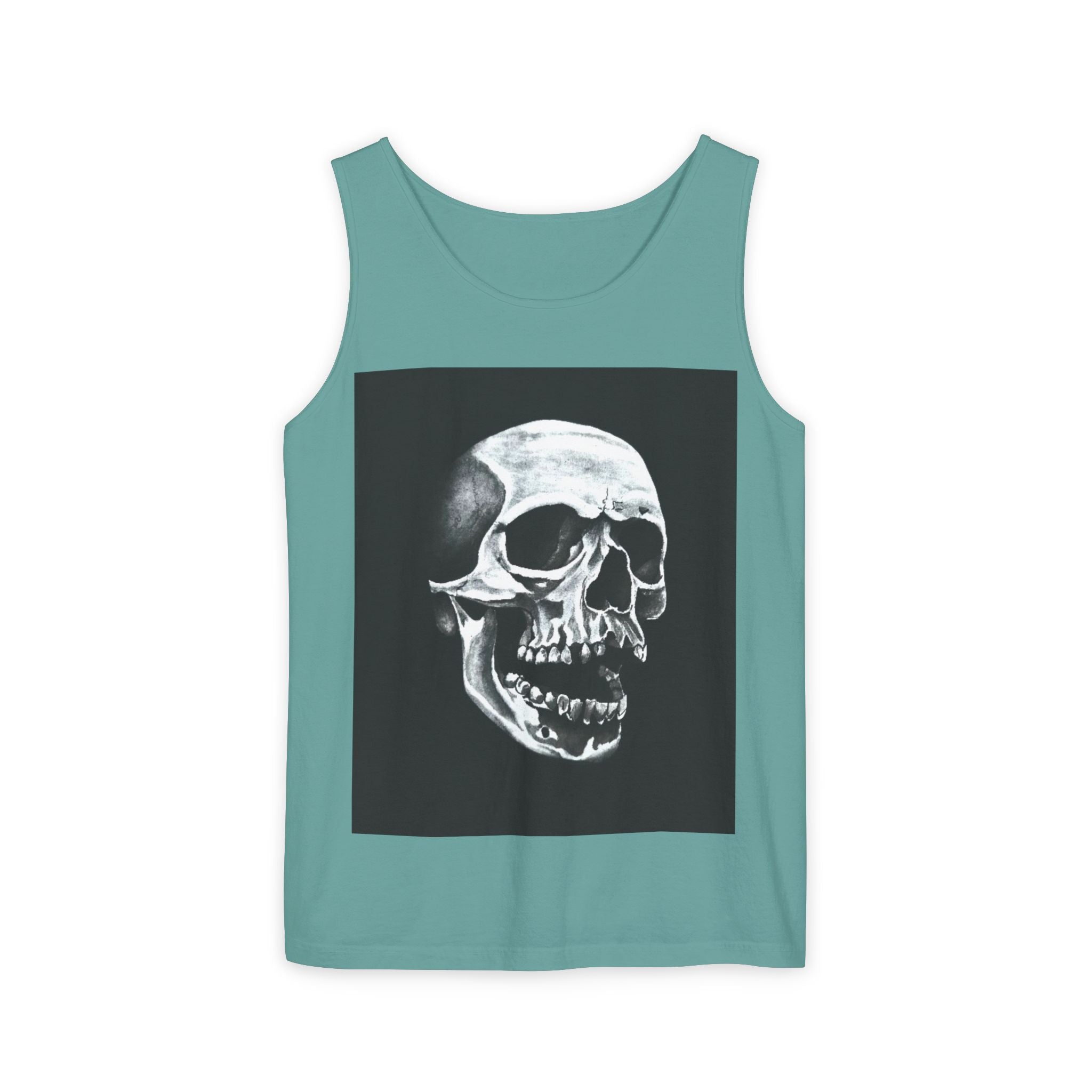 Shadowed Skull Tank Top