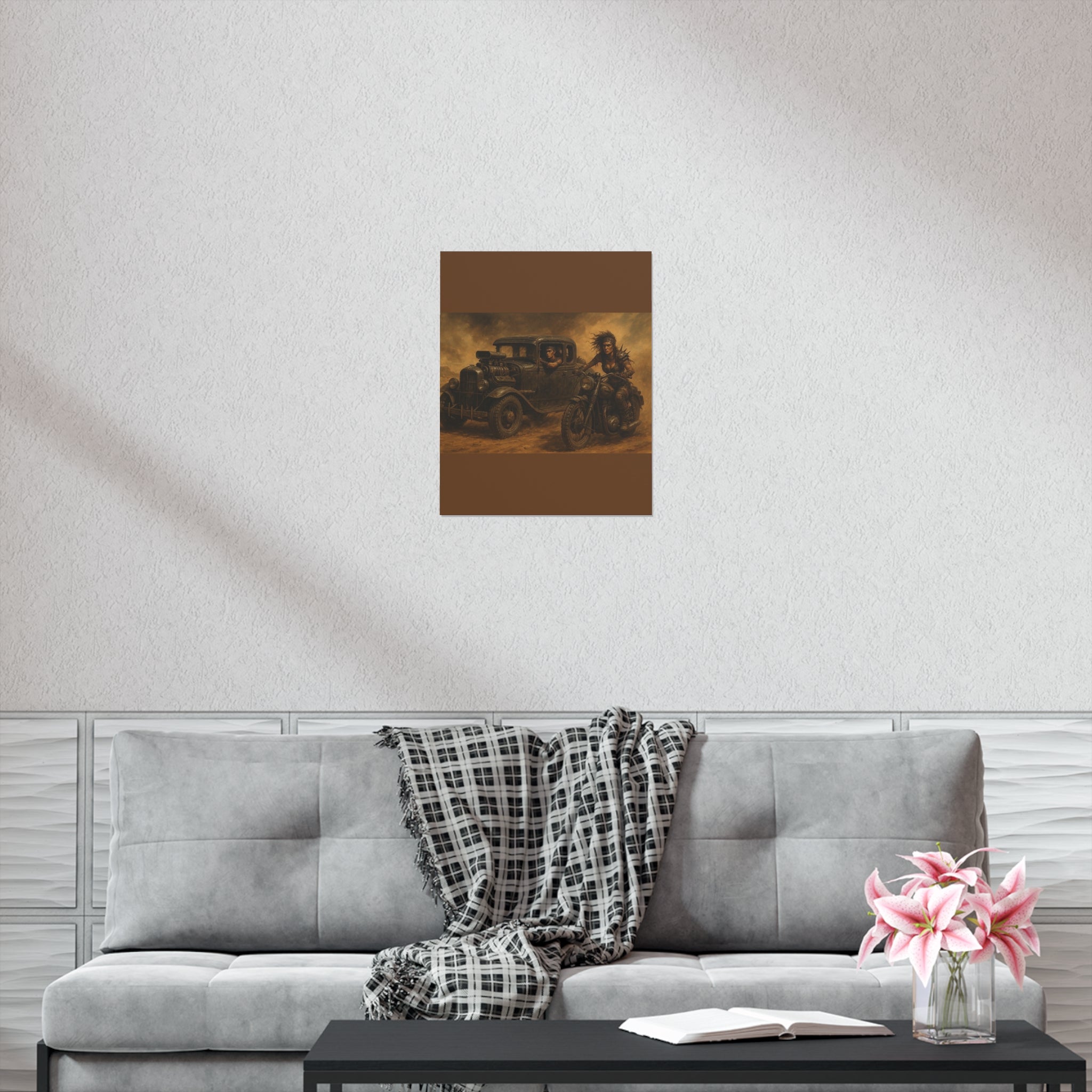 Full Throttle Fury Art Print, Uncoated Poster for Home Decor