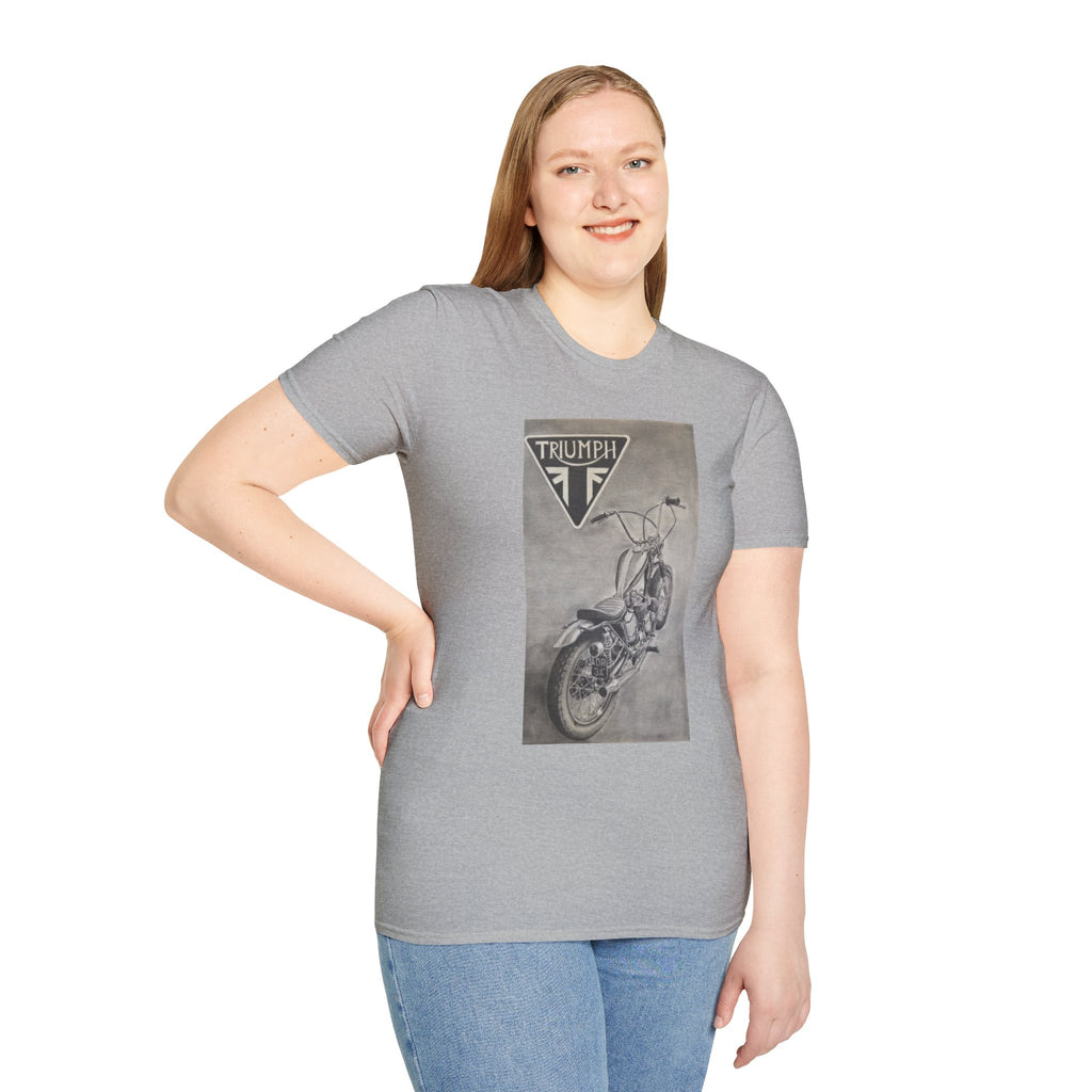 Retro Triumph Chopper Softstyle T-Shirt