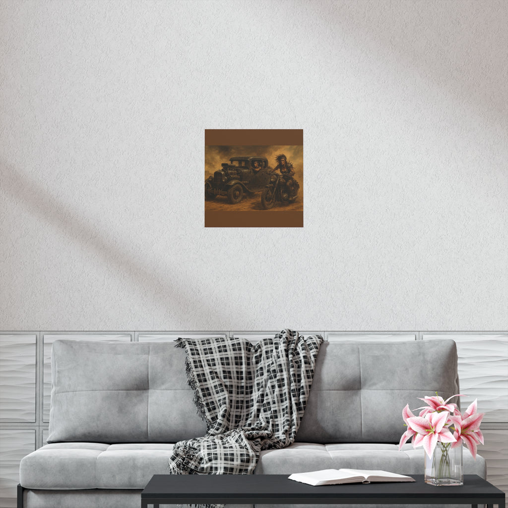 Full Throttle Fury Art Print, Uncoated Poster for Home Decor