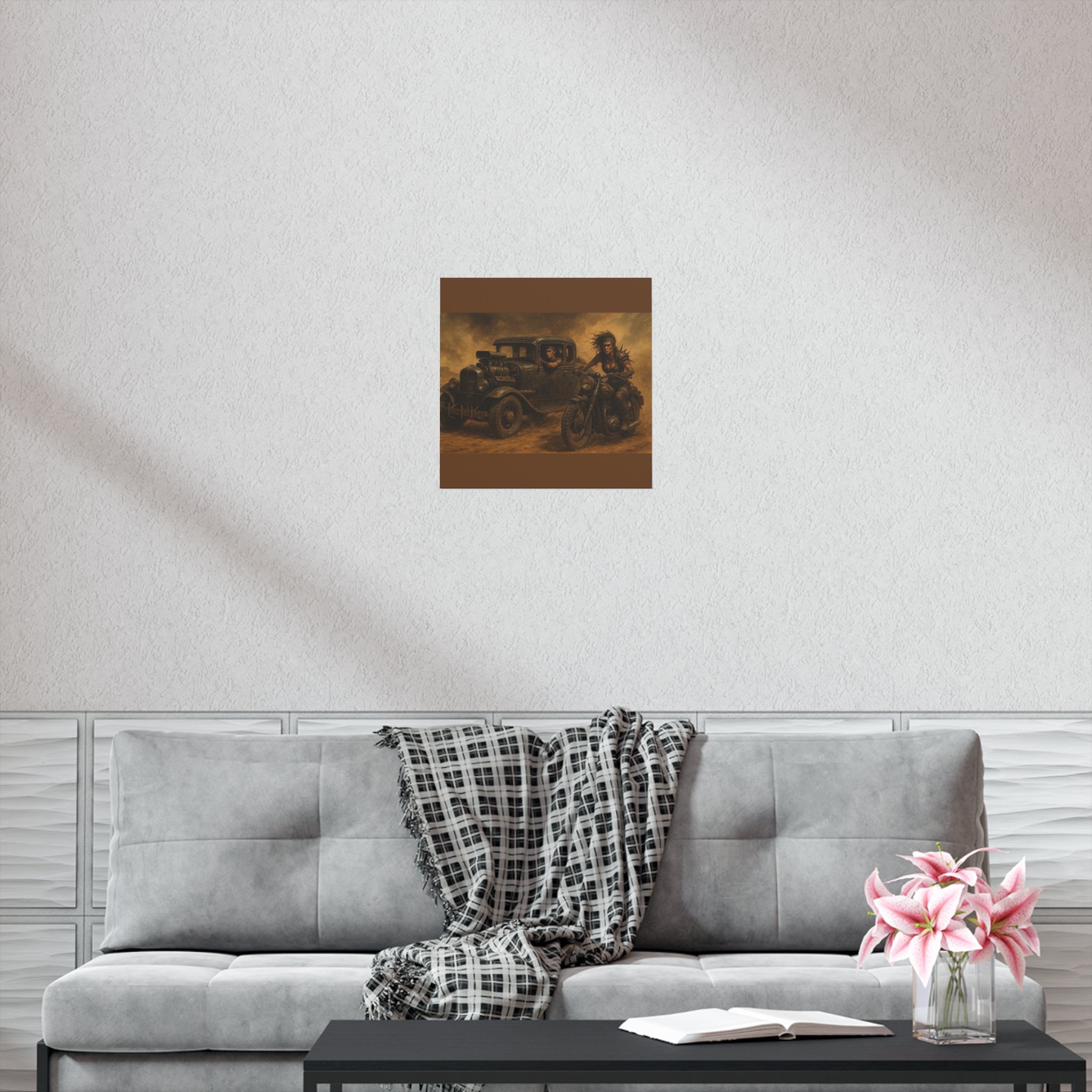 Full Throttle Fury Art Print, Uncoated Poster for Home Decor