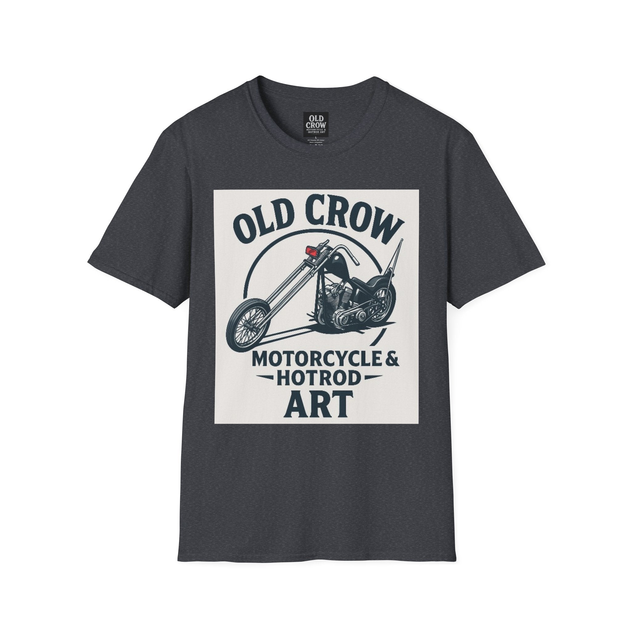 Old Crow Long Fork Chopper Sticker T-Shirt