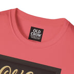 Old Crow Motorcycle & Hotrod Art Softstyle T-Shirt