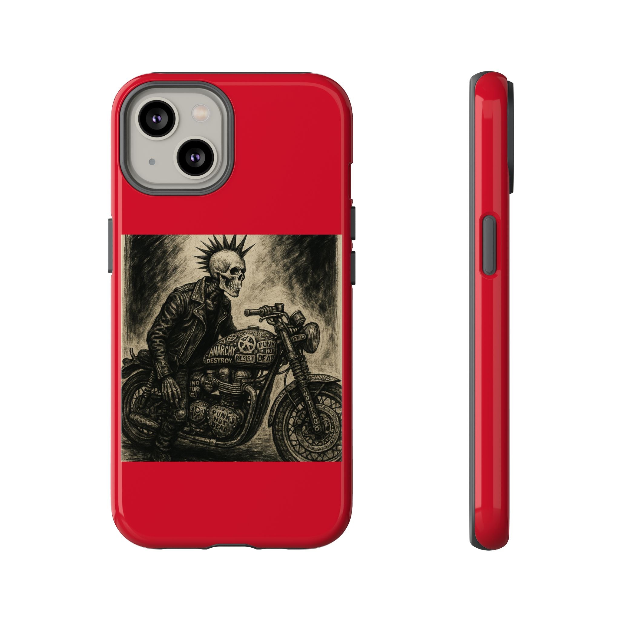 Gothic Punk Biker Skeleton Cases