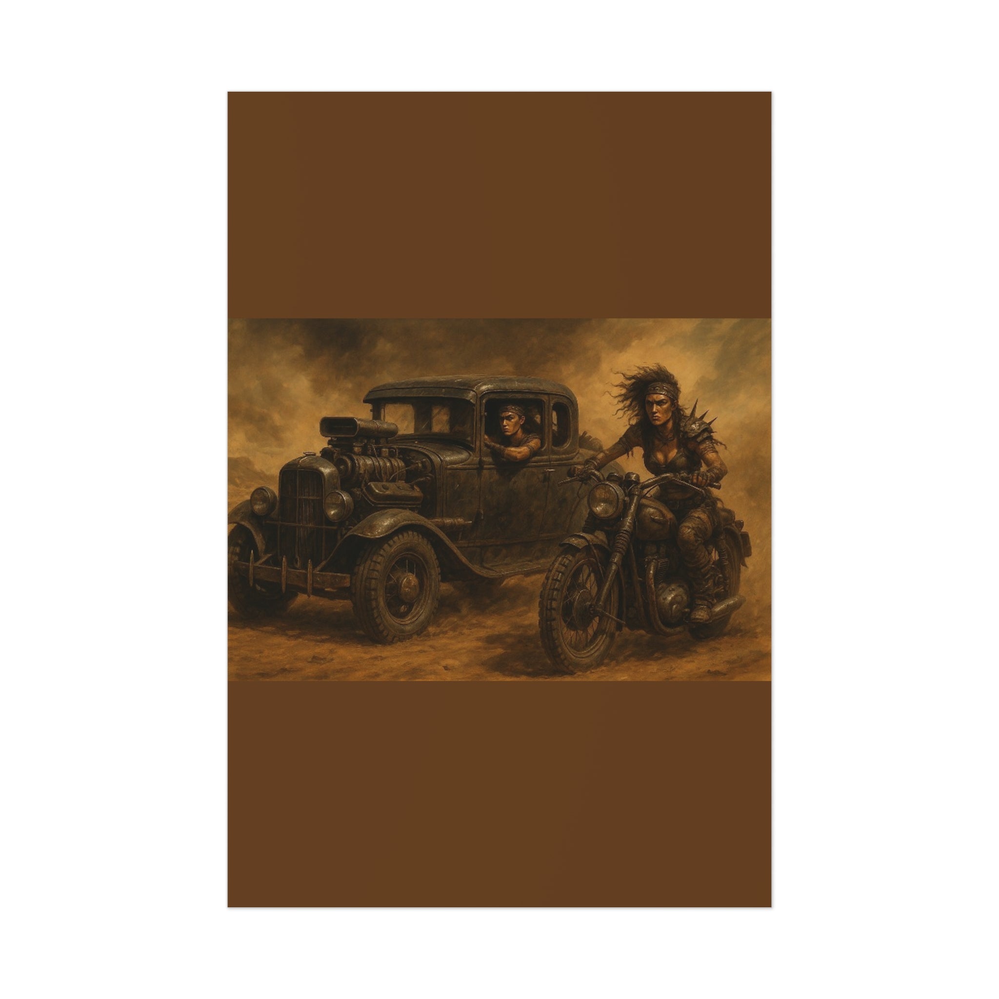 Full Throttle Fury Art Print, Uncoated Poster for Home Decor