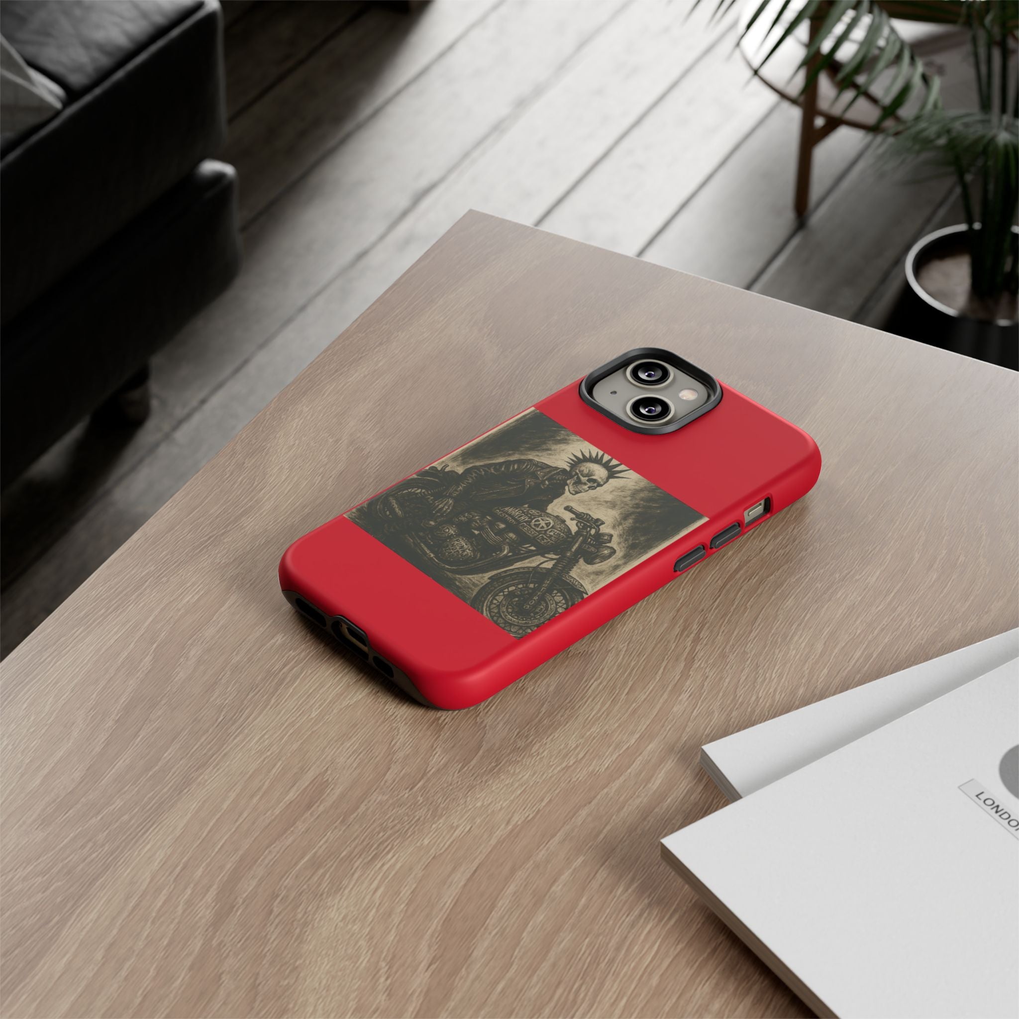 Gothic Punk Biker Skeleton Cases