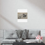 Forked Lightning Motorcycle Poster
