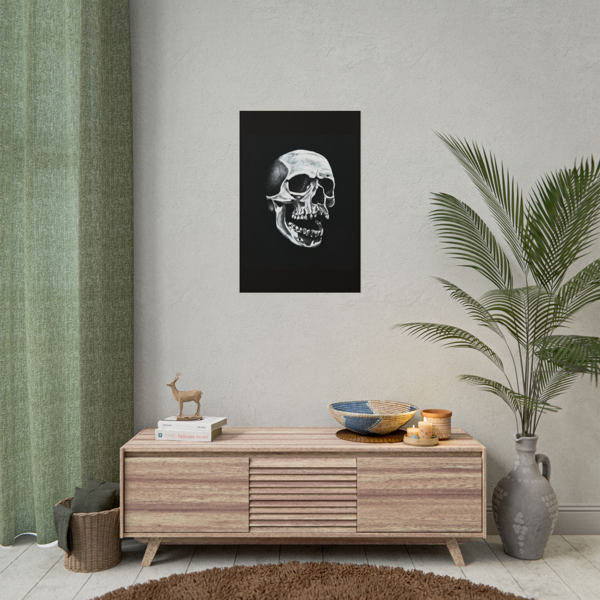 Skull Art Rolled Posters