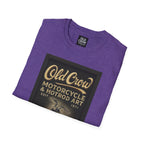 Old Crow Motorcycle & Hotrod Art Softstyle T-Shirt